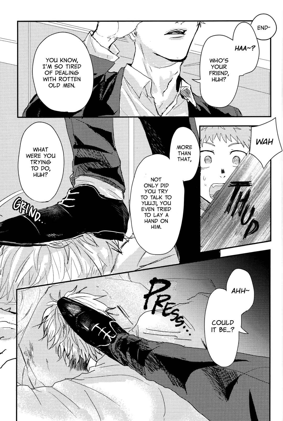 Page 4 Chapter Unknown_3e19 Jujutsu Kaisen - Kimi no Subete ni Naritai (Doujinshi)