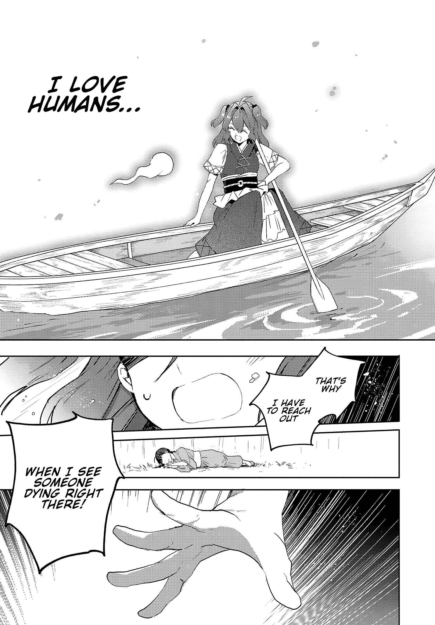 Page 9 Chapter 6 Touhou Project Niji Sousaku Series: Shinigami wa Kyou mo Fune wo Kogu