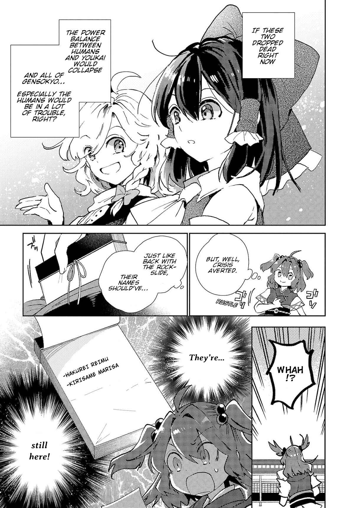 Page 5 Chapter 4 Touhou Project Niji Sousaku Series: Shinigami wa Kyou mo Fune wo Kogu