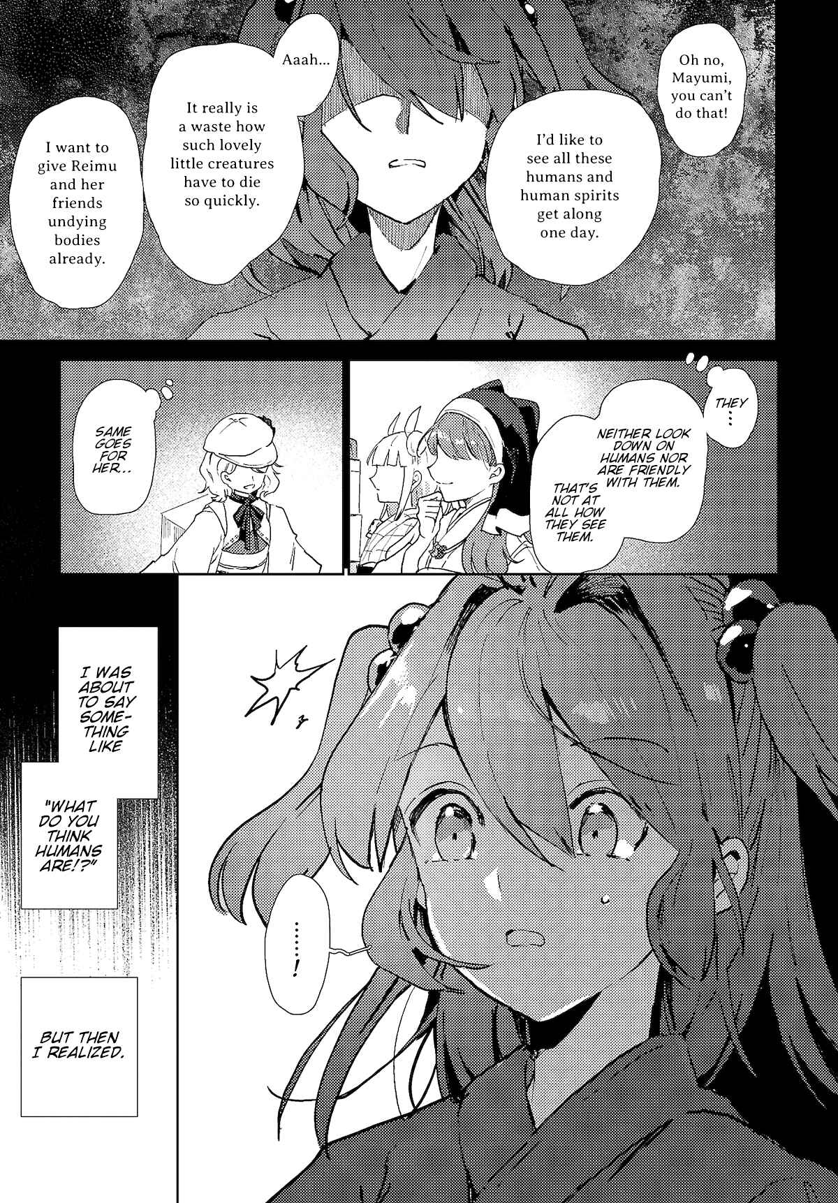 Page 21 Chapter 3 Touhou Project Niji Sousaku Series: Shinigami wa Kyou mo Fune wo Kogu