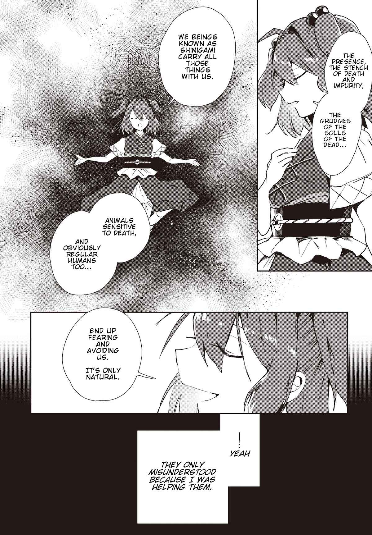 Page 16 Chapter 2 Touhou Project Niji Sousaku Series: Shinigami wa Kyou mo Fune wo Kogu