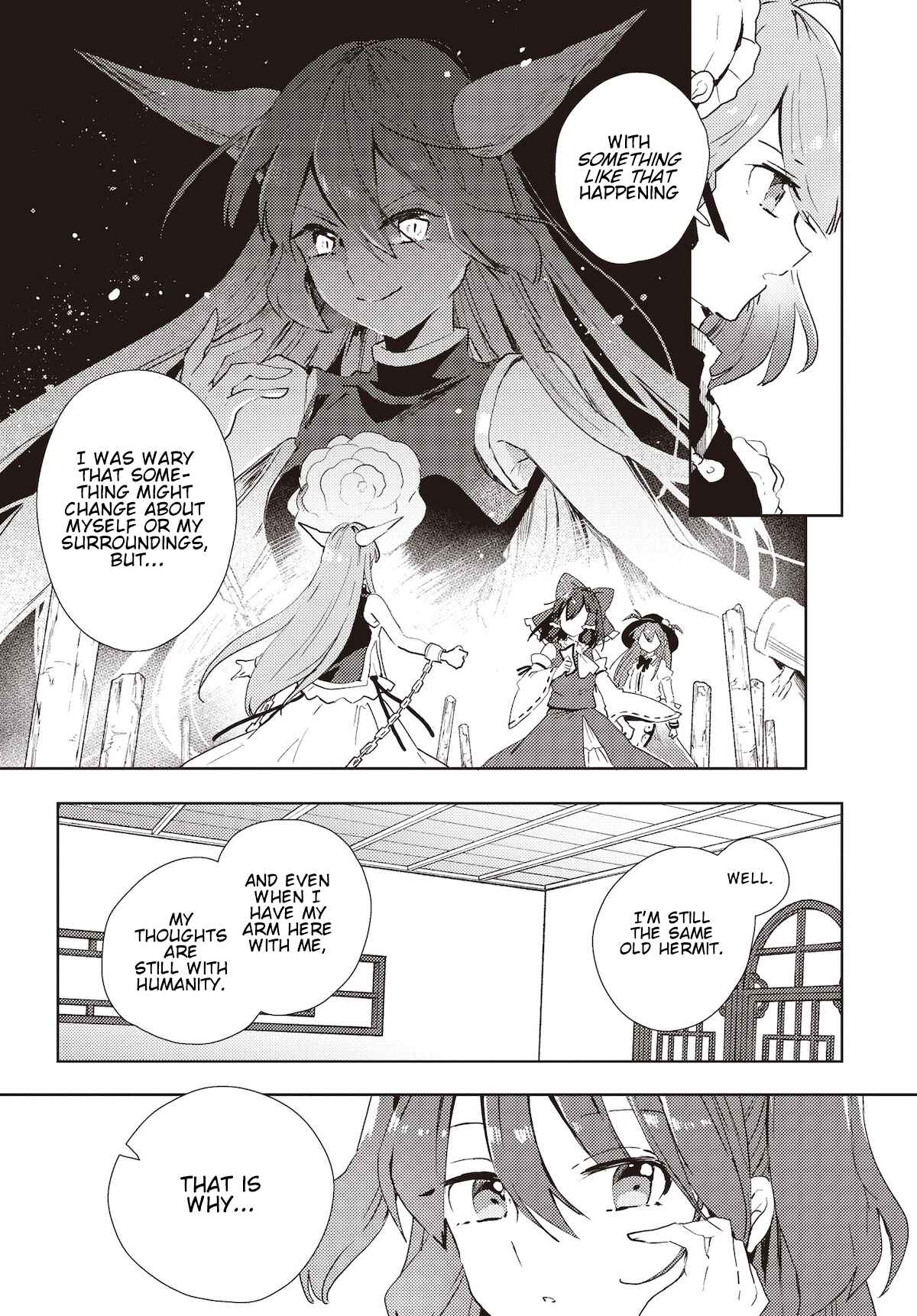 Page 9 Chapter 2 Touhou Project Niji Sousaku Series: Shinigami wa Kyou mo Fune wo Kogu