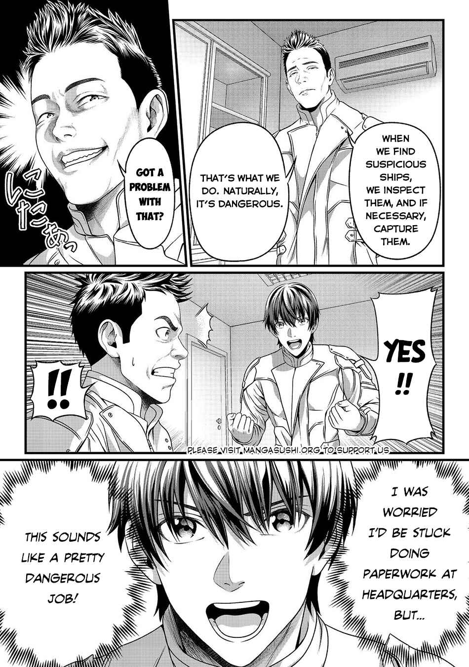 Page 21 Chapter 2 Koko wa Makasete Sakini Ike! wo shitai Shinitagari no Nozomanu Uchuu Gekokujou