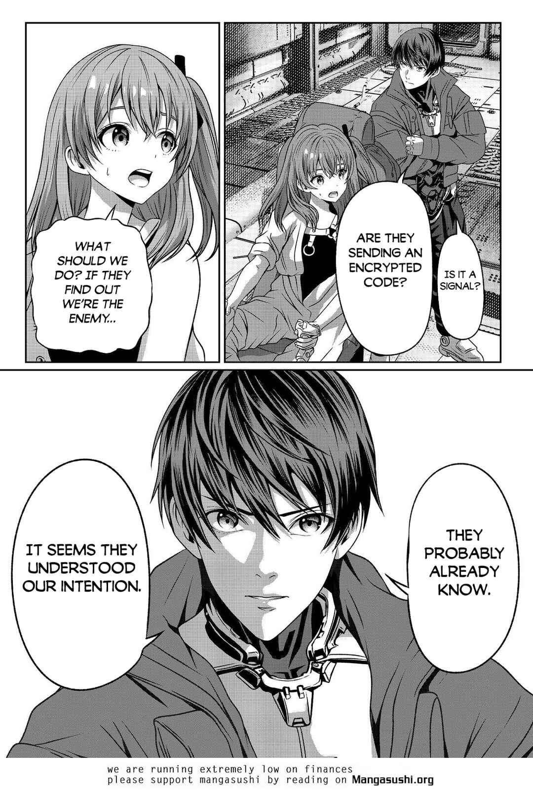 Page 38 Chapter 4 Koko wa Makasete Sakini Ike! wo shitai Shinitagari no Nozomanu Uchuu Gekokujou