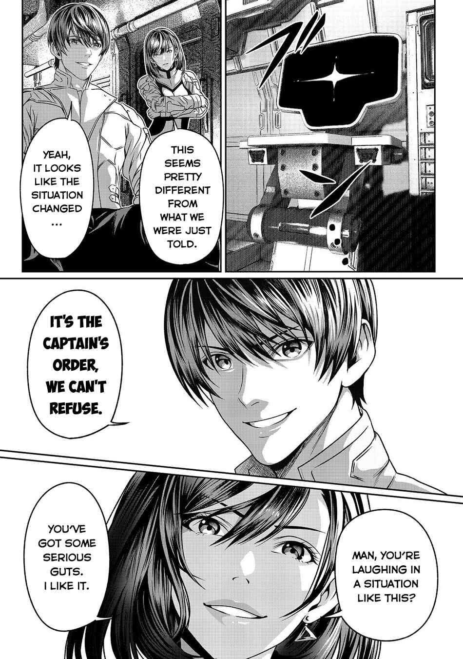 Page 32 Chapter 3 Koko wa Makasete Sakini Ike! wo shitai Shinitagari no Nozomanu Uchuu Gekokujou
