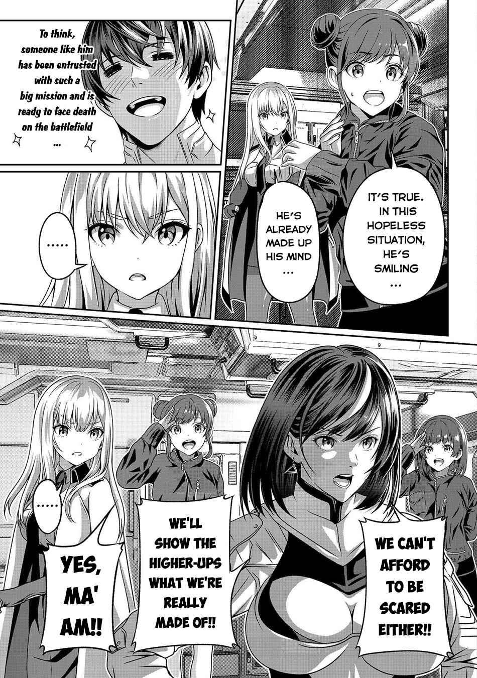 Page 34 Chapter 3 Koko wa Makasete Sakini Ike! wo shitai Shinitagari no Nozomanu Uchuu Gekokujou