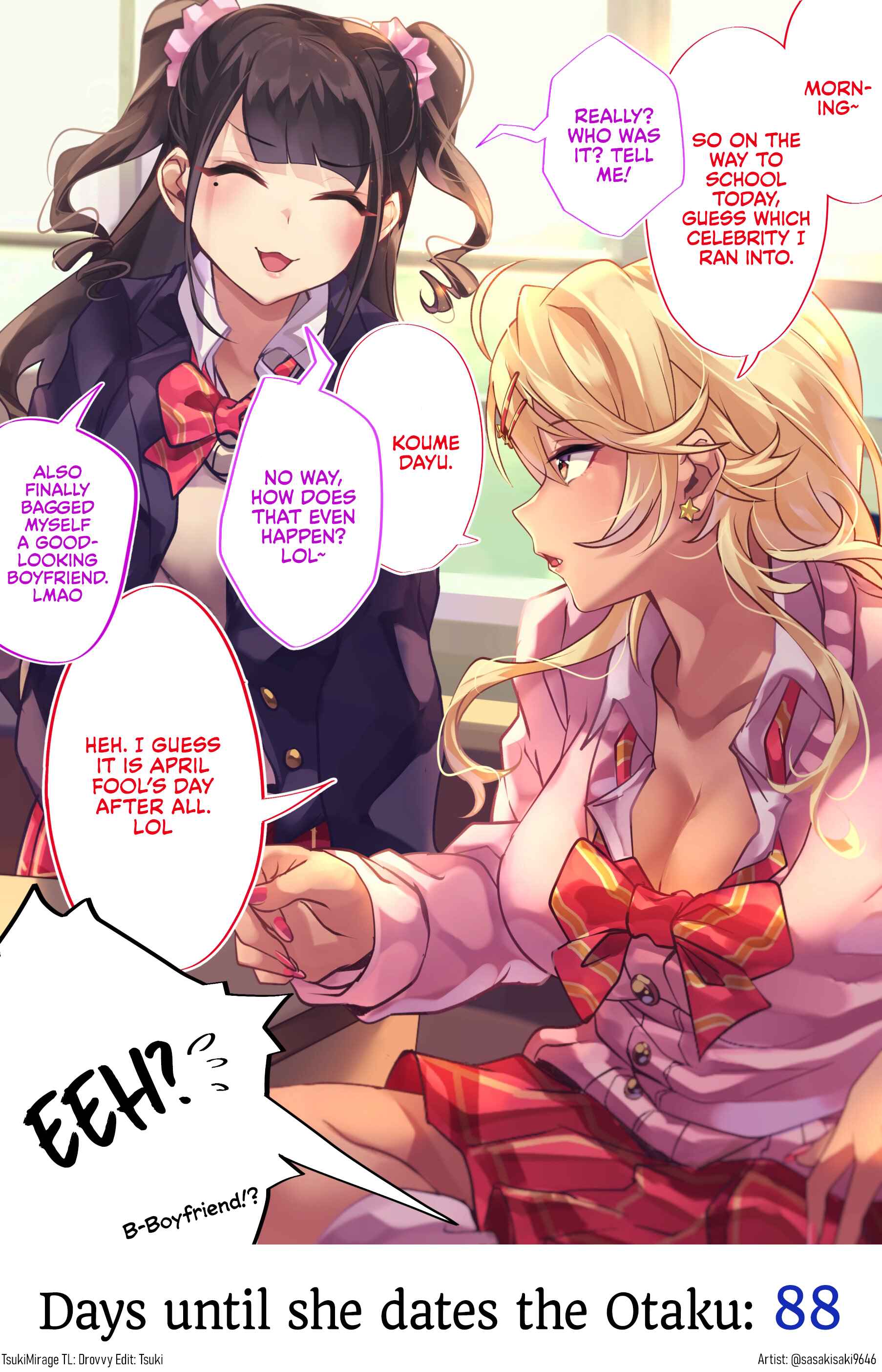 Page 1 Chapter 12 This Gyaru Will Date the Otaku in 100 Days