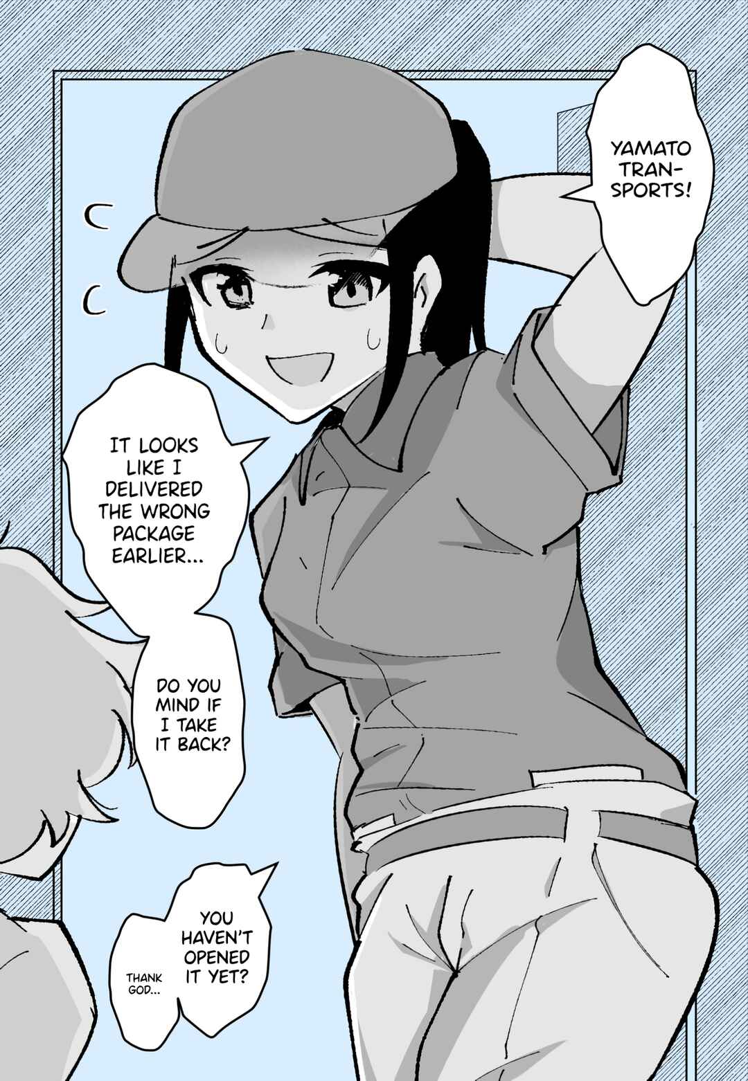Page 1 Chapter 4 The Delivery Lady Came - R18 Extras