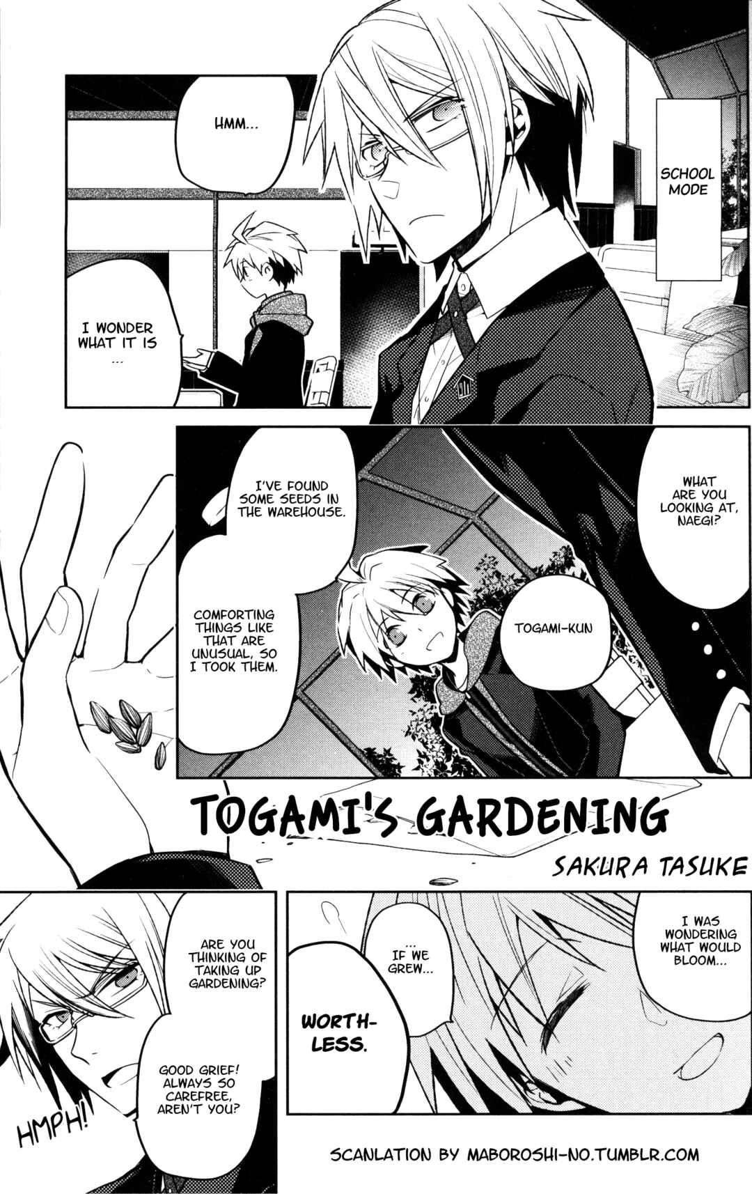 Page 1 Chapter 1 Danganronpa 1&2 Comic Anthology