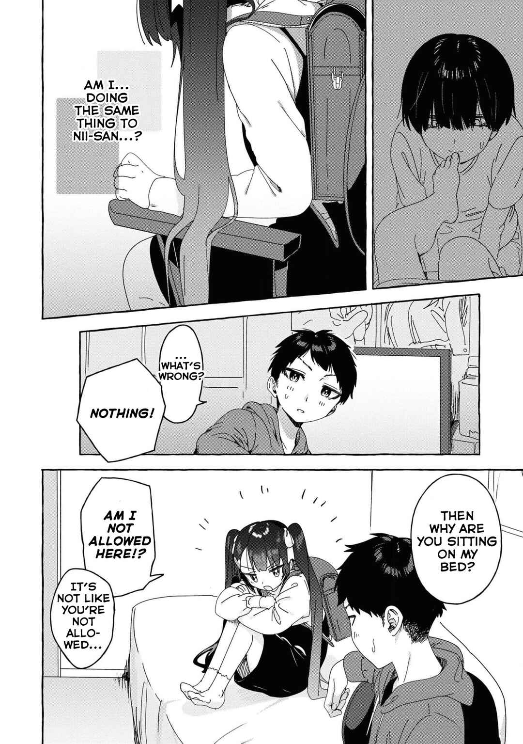 Page 12 Chapter 28 Amakara Gishimai ni Hasamarete Masu