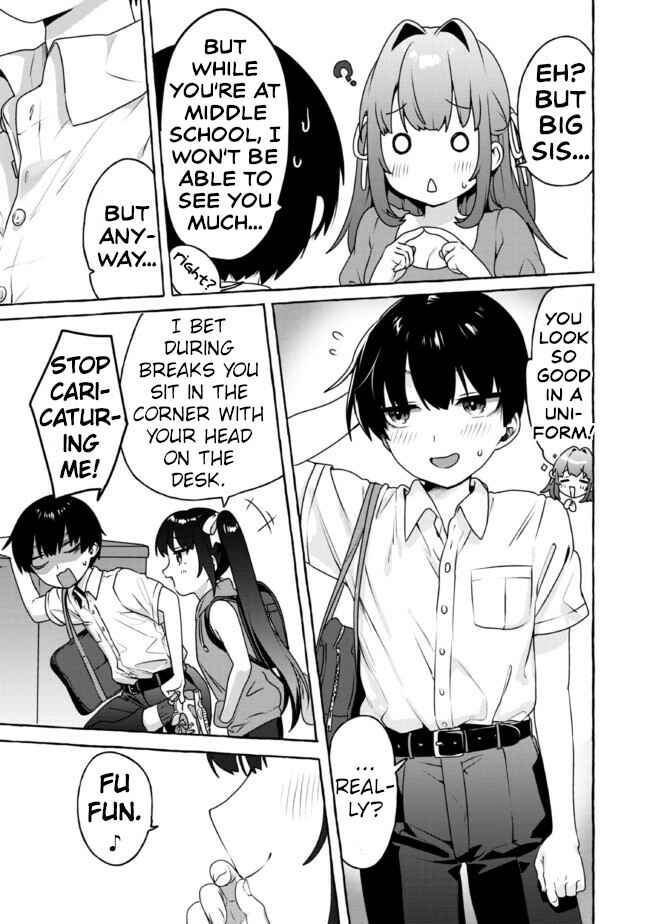 Page 3 Chapter 9 Amakara Gishimai ni Hasamarete Masu