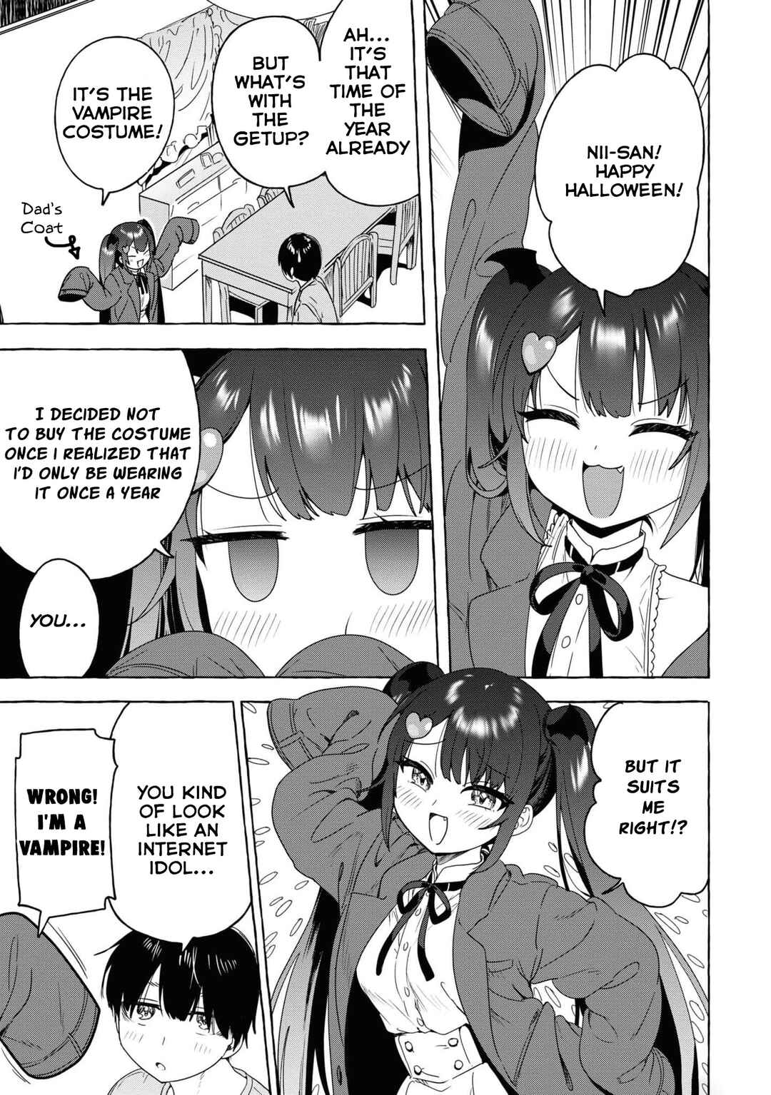 Page 3 Chapter 24 Amakara Gishimai ni Hasamarete Masu