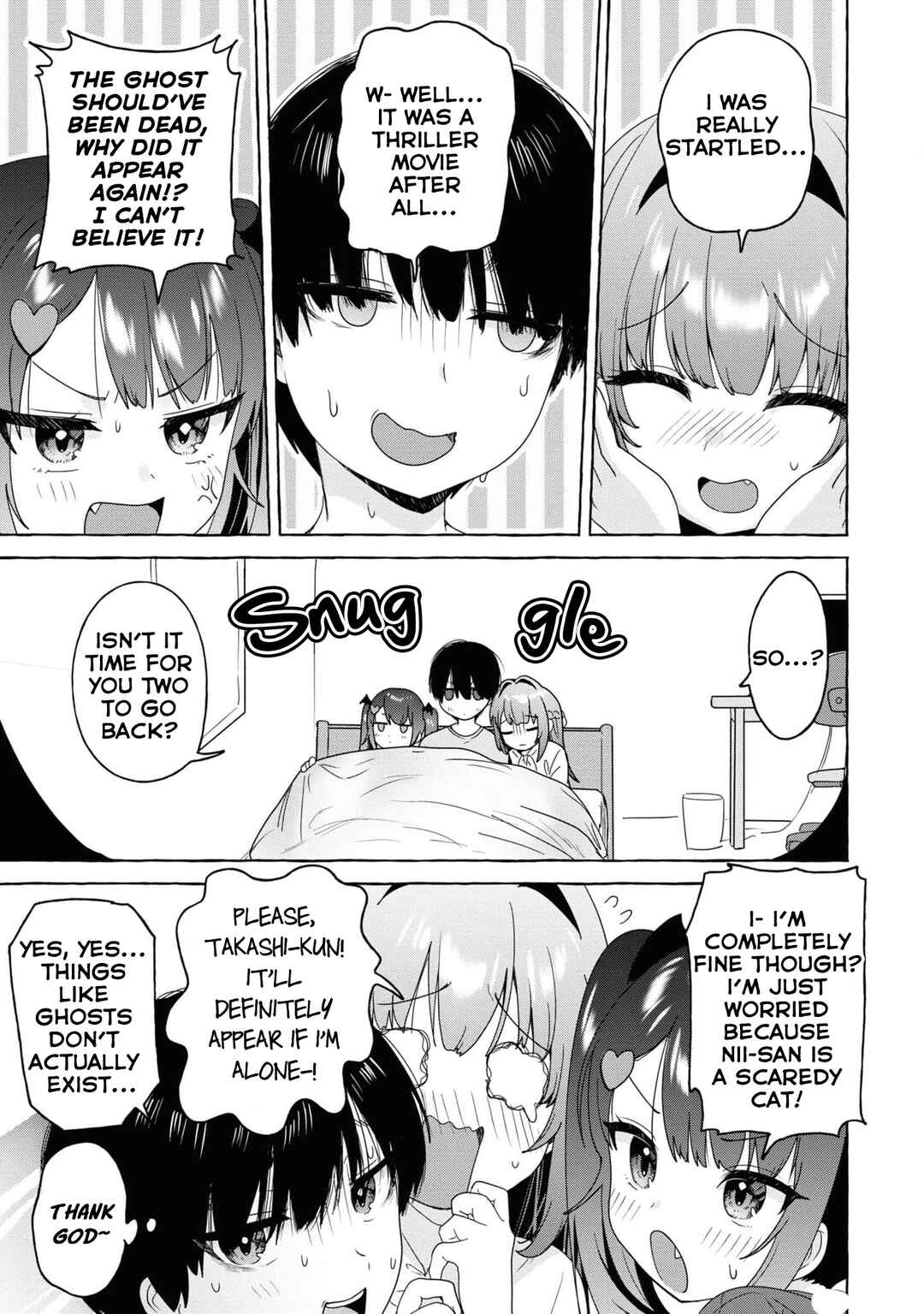 Page 9 Chapter 24 Amakara Gishimai ni Hasamarete Masu
