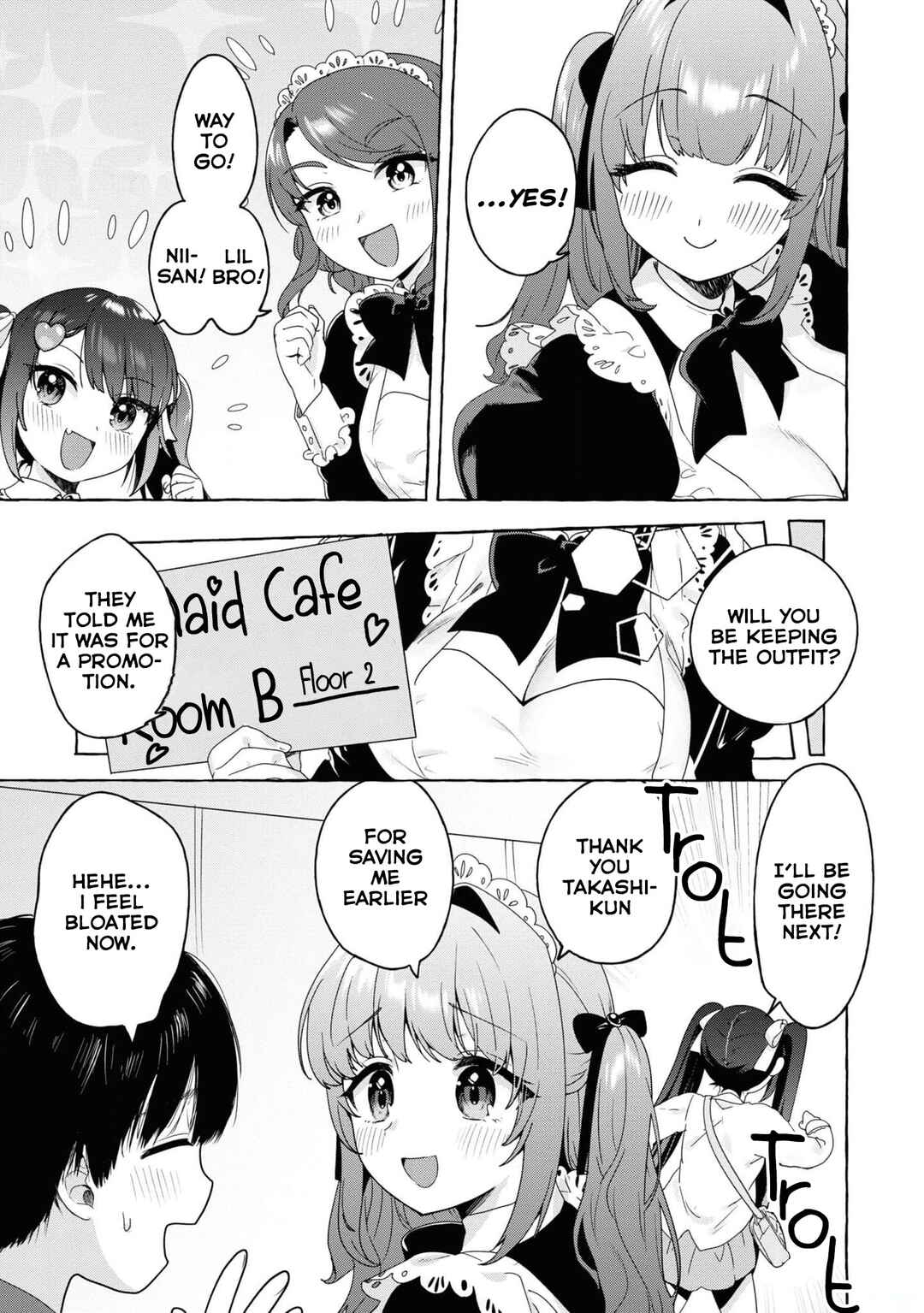 Page 13 Chapter 25 Amakara Gishimai ni Hasamarete Masu