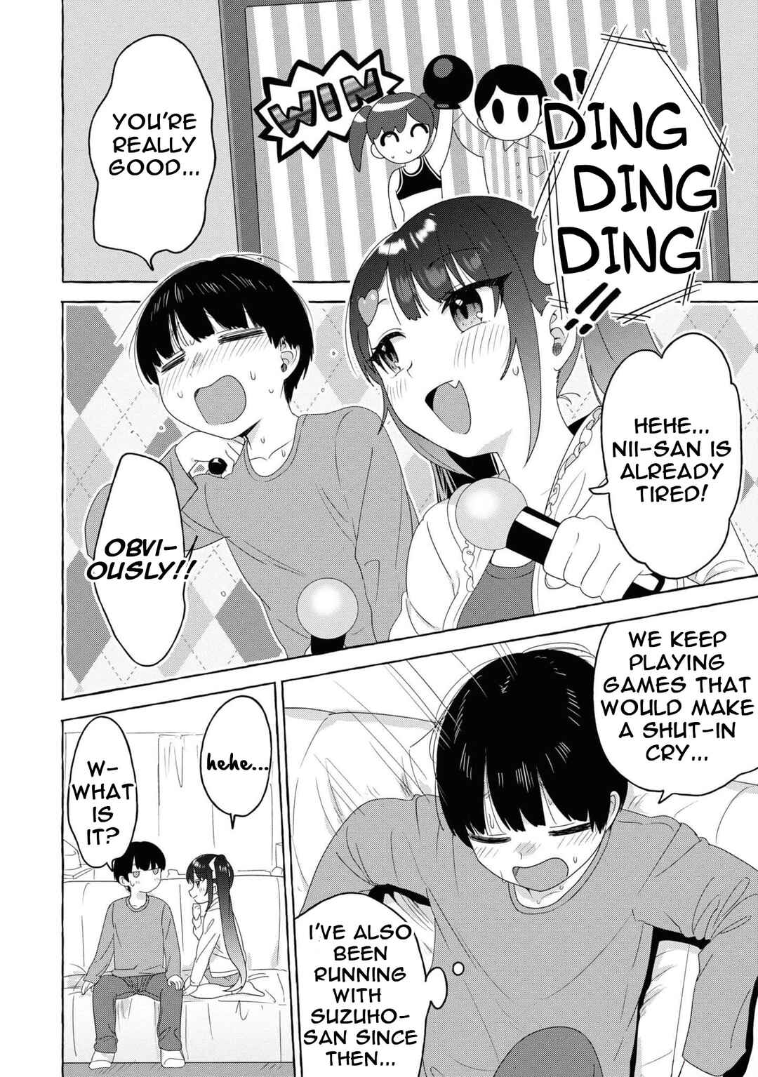 Page 4 Chapter 22 Amakara Gishimai ni Hasamarete Masu