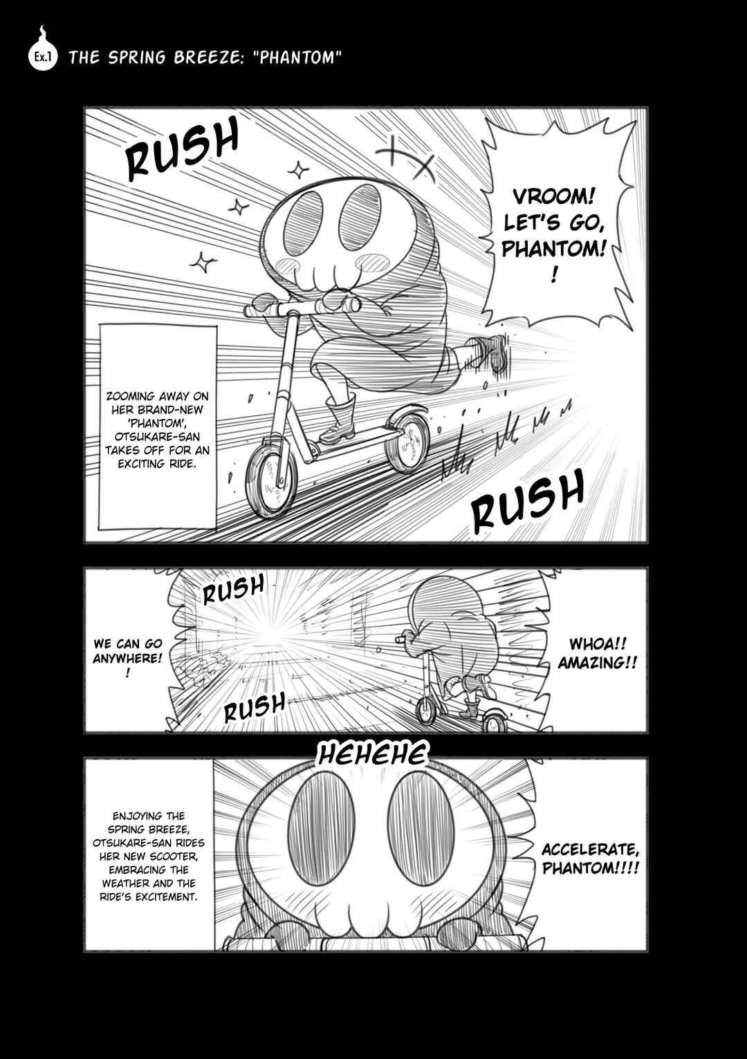 Page 1 Chapter 3.5 Shinigami Minarai! Otsukare-chan