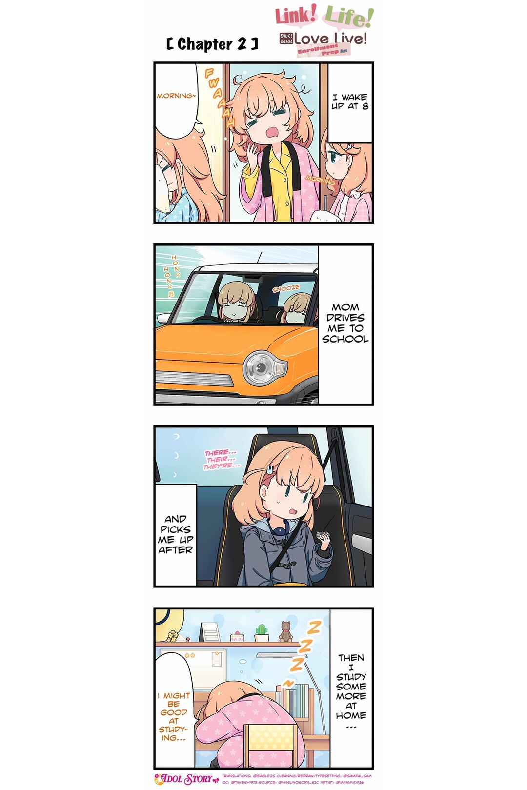 Page 1 Chapter 2 Link! Life! Love Live! Nyuugaku Junbi-hen