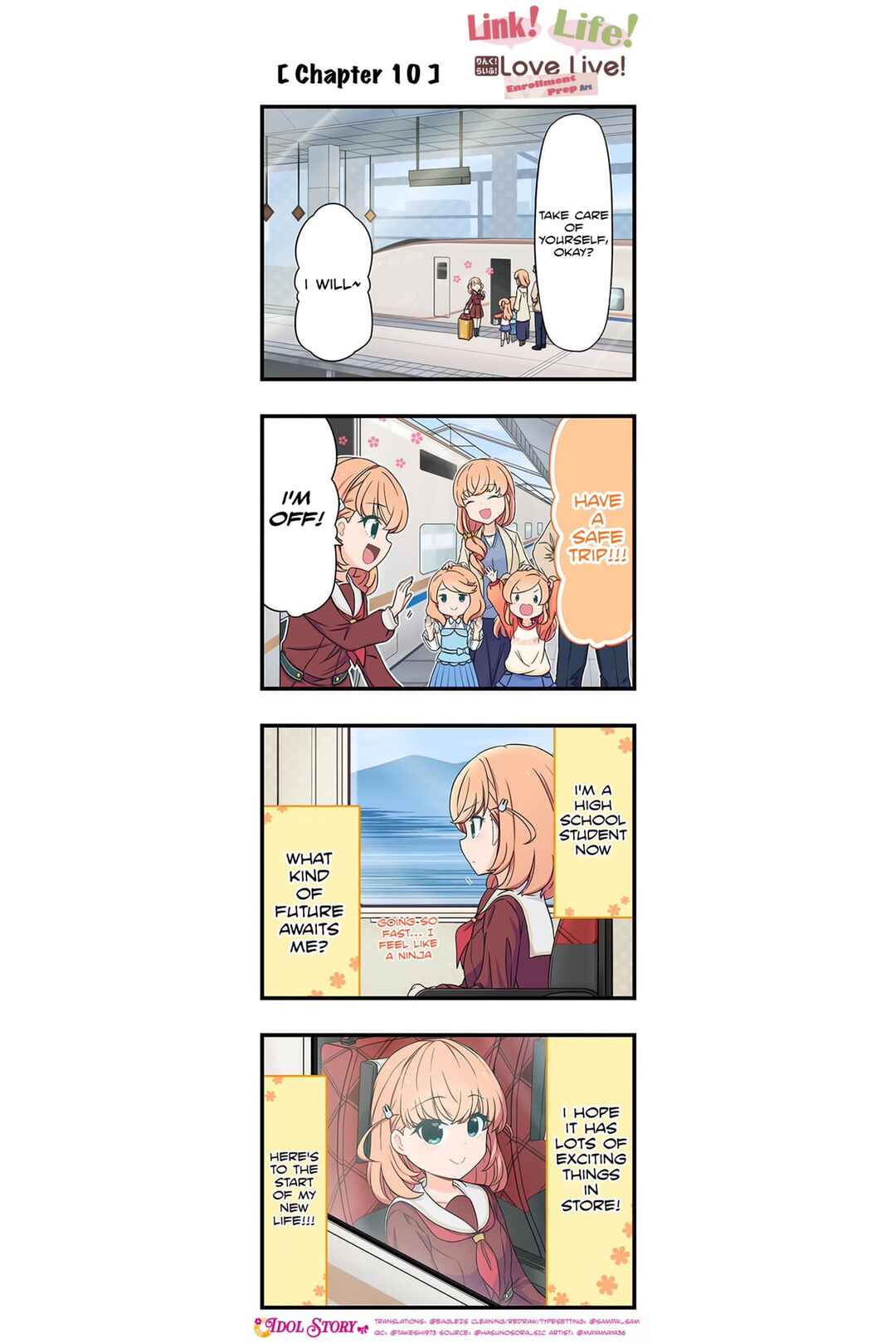 Page 1 Chapter 10 Link! Life! Love Live! Nyuugaku Junbi-hen