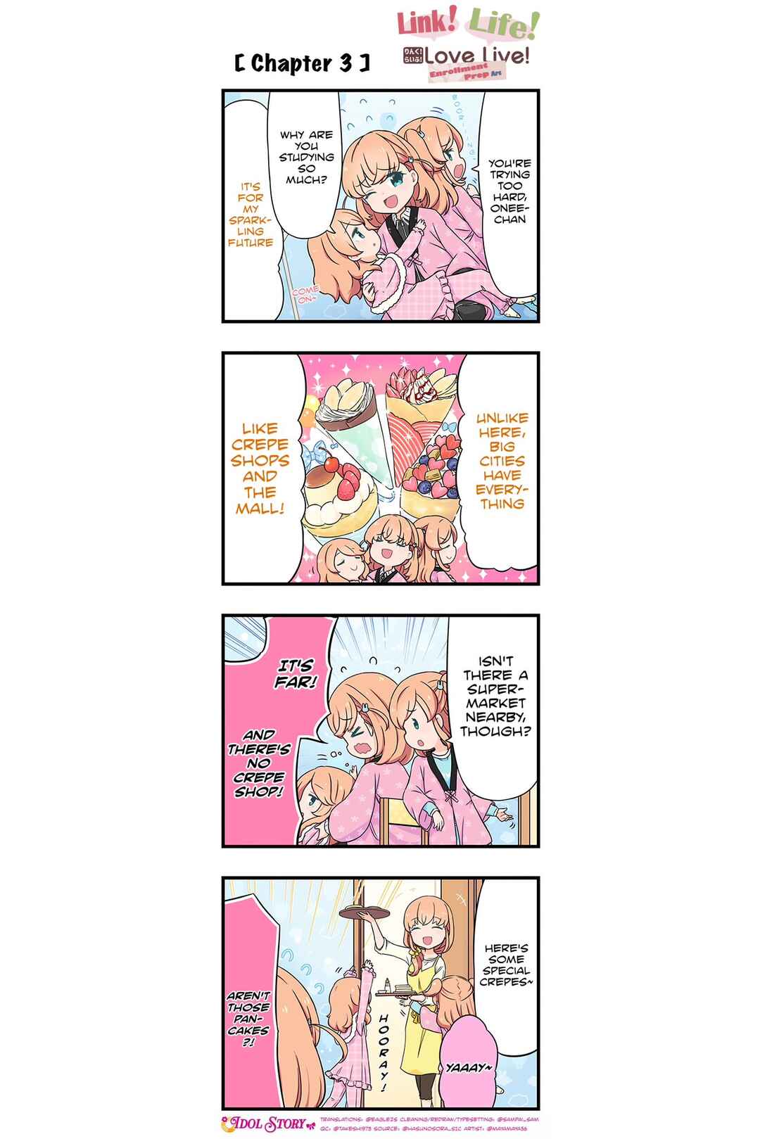 Page 1 Chapter 3 Link! Life! Love Live! Nyuugaku Junbi-hen