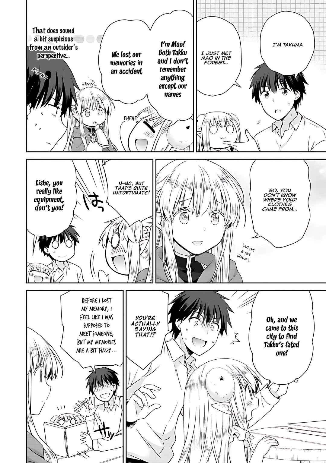 Page 9 Chapter 2 Kiss kara Hajimaru Isekai Harem ~Ipputasai no Sekai ni Tensei Shita node Kami ga Kimeta Unmei no Hito wo Sagashimasu~