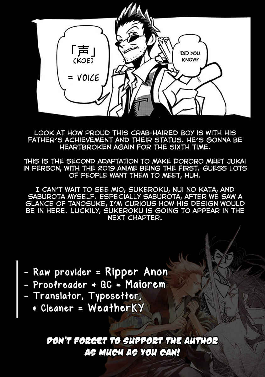 Page 37 Chapter 11 The Legend of Dororo and Hyakkimaru