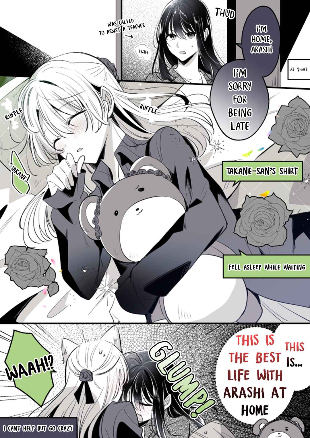 Page 1 Chapter 12 Takane-san and Arashi-chan - University Story