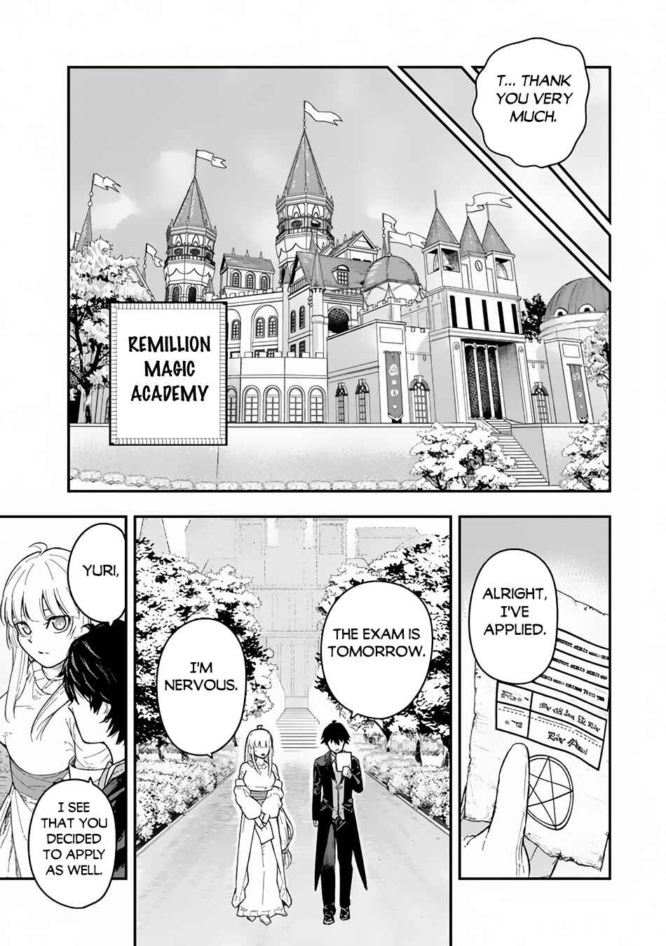Page 14 Chapter 2.1 Gomi Ika da to Tsuihou Sareta Shiyounin, Jitsu wa Zense Kenja desu ~Shijou Saikyou no Kenja, Sekai Saikouhou no Gakuen ni Kayou~