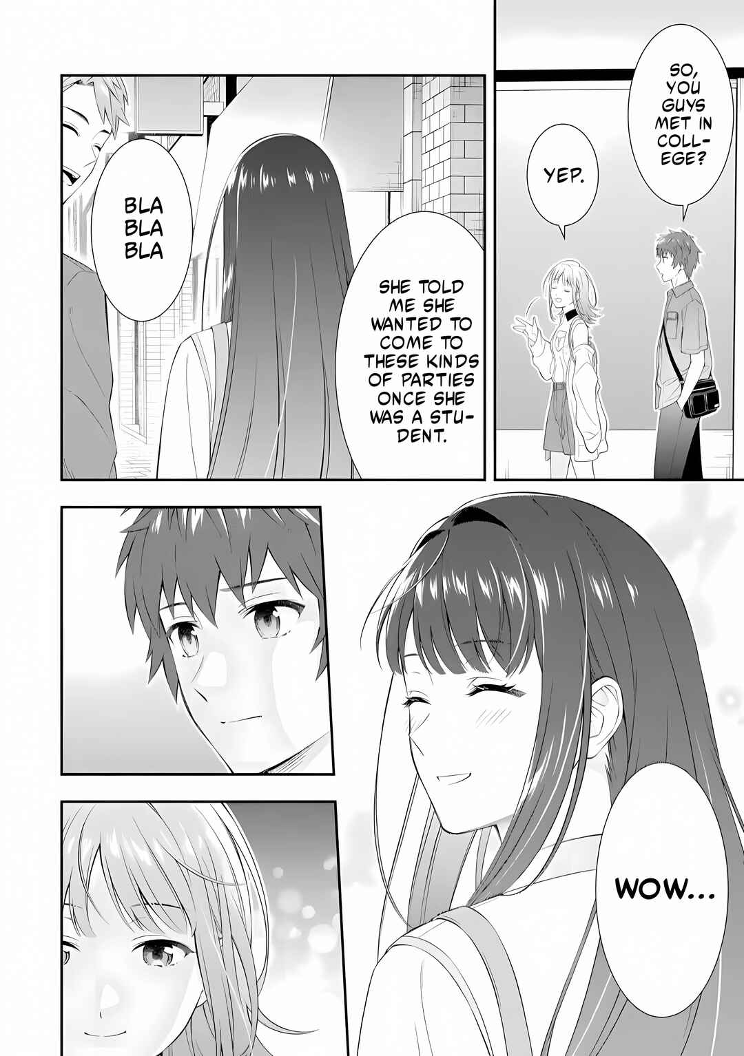 Page 16 Chapter 1.1 Toumei na Yoru ni Kakeru-kun to, Me ni Mienai Koi wo Shita.