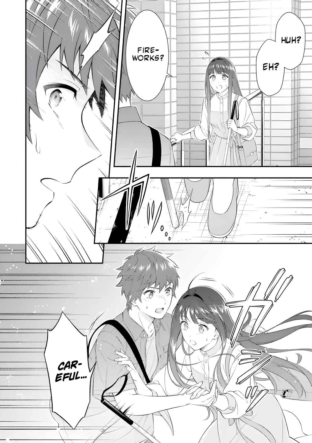 Page 28 Chapter 1.1 Toumei na Yoru ni Kakeru-kun to, Me ni Mienai Koi wo Shita.