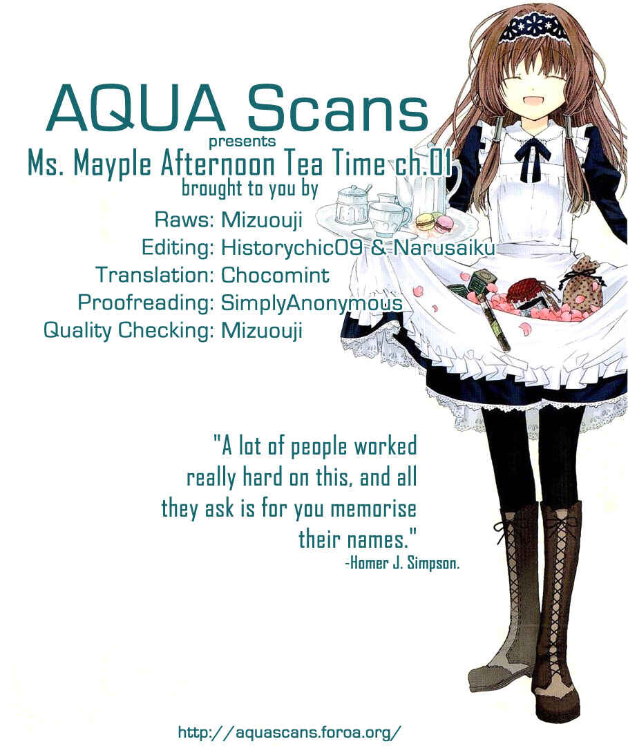 Page 1 Chapter 1 Ms. Mayples Afternoon Tea Time
