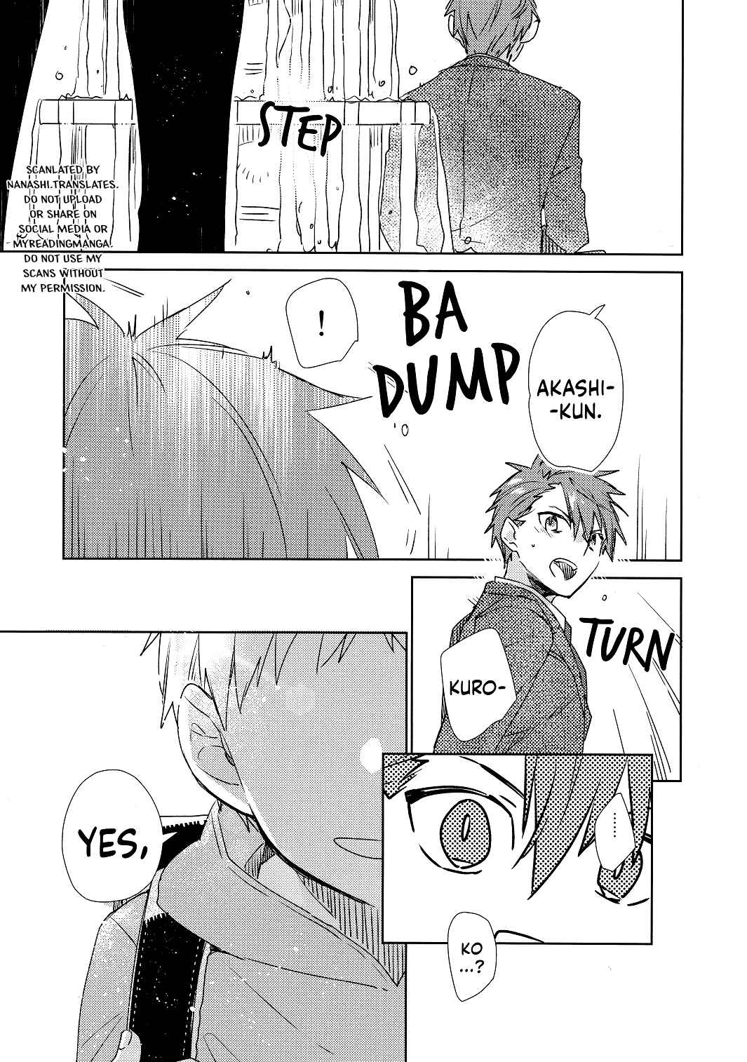 Page 7 Chapter Unknown_1e76 Kuroko no Basket - Taihen Omatase Shimashita. (Doujinshi)