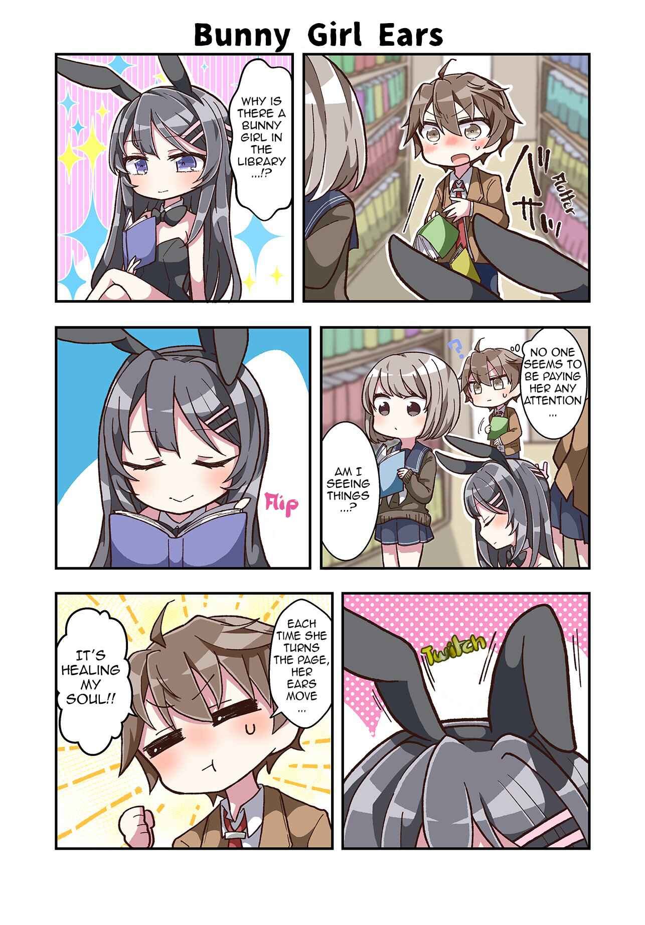 Page 1 Chapter 2 Rascal Does Not Dream of Bunny Girl Senpai 6Koma