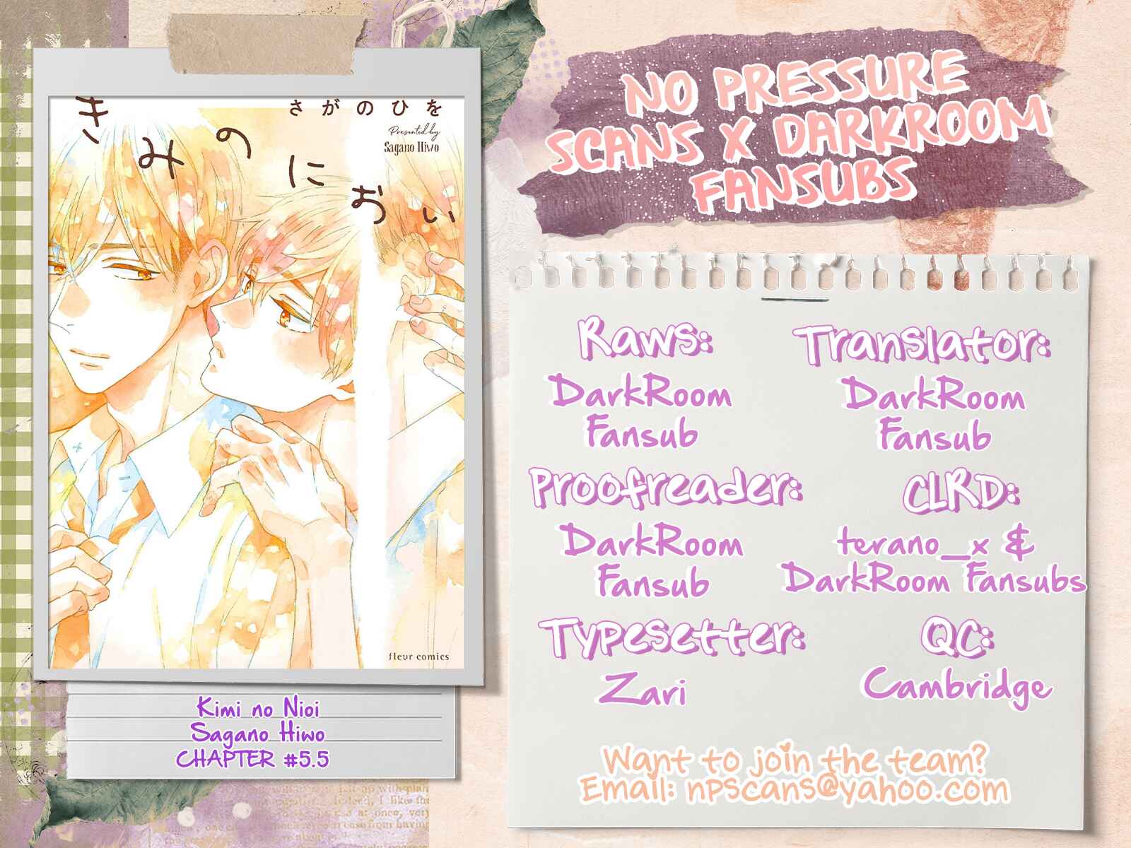 Page 22 Chapter 5.5 Kimi no Nioi
