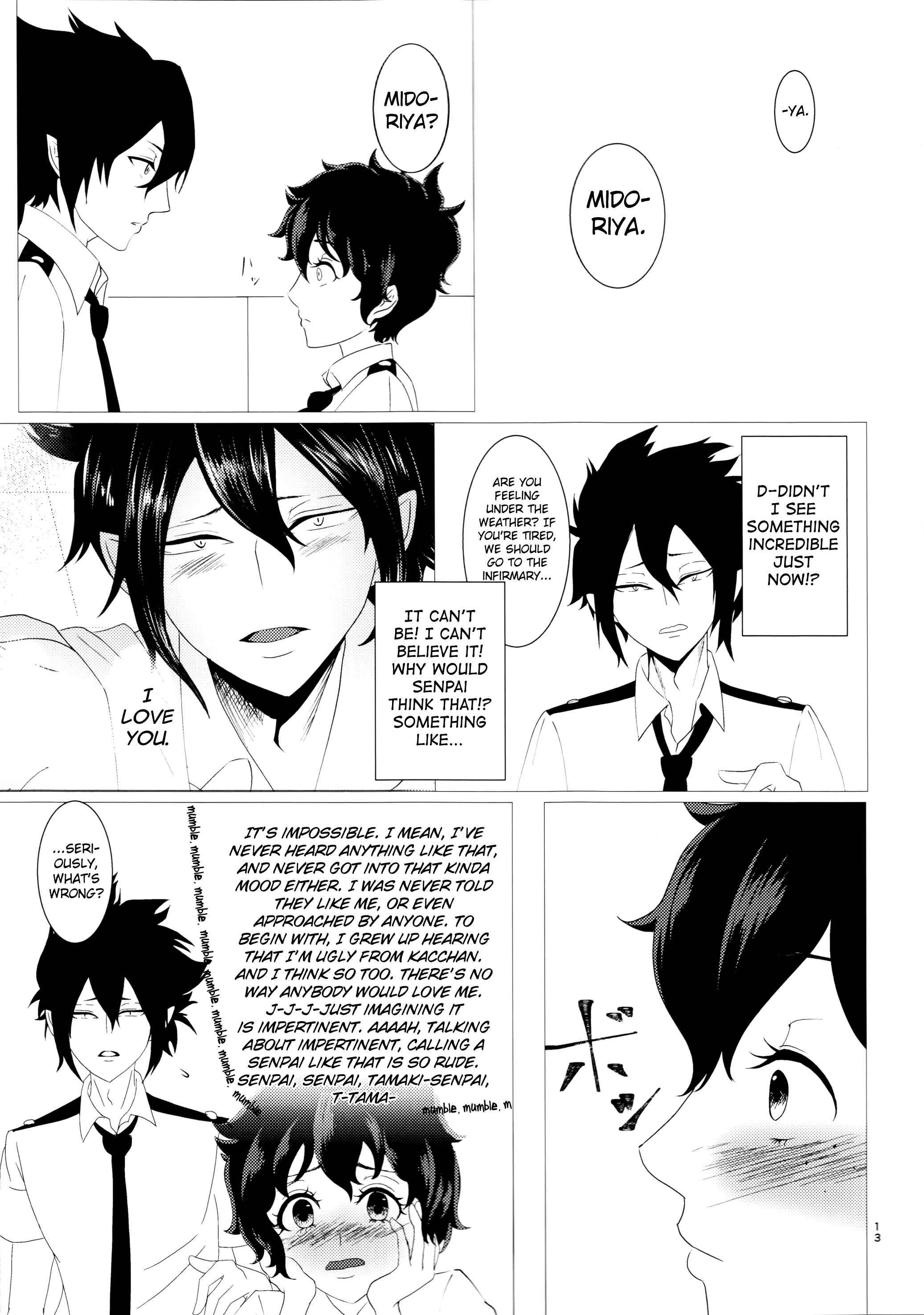 Page 14 Chapter Unknown_156c Boku no Hero Academia - Kimi no Hitomi ni Kanpai! (Doujinshi)