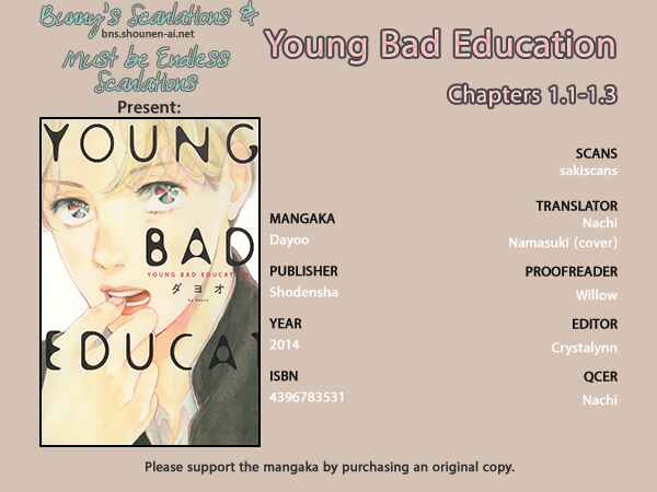 Page 1 Chapter 1.1-1.3 Young Bad Education