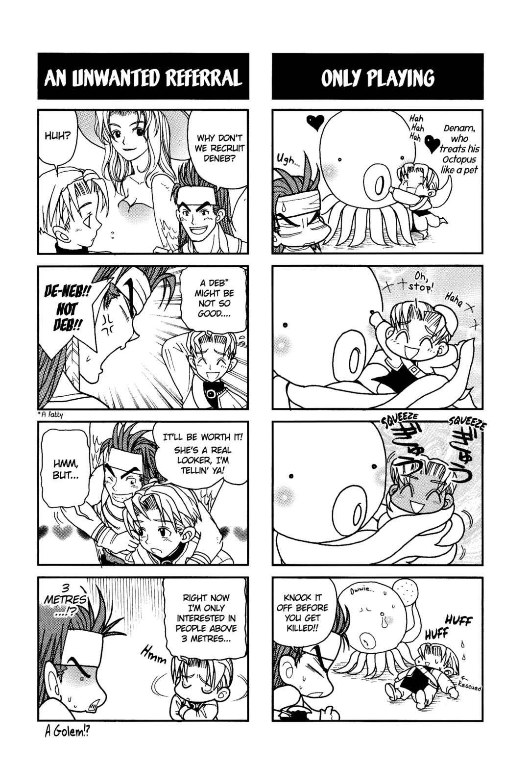 Page 4 Chapter 18 Tactics Ogre: Let Us Cling Together 4-koma Kings