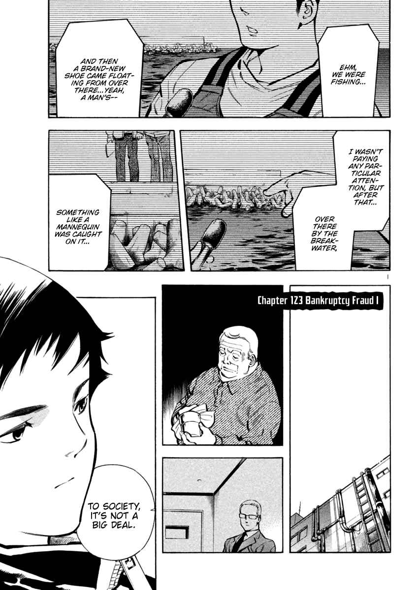 Page 1 Chapter 123 Kurosagi: The Black Swindler