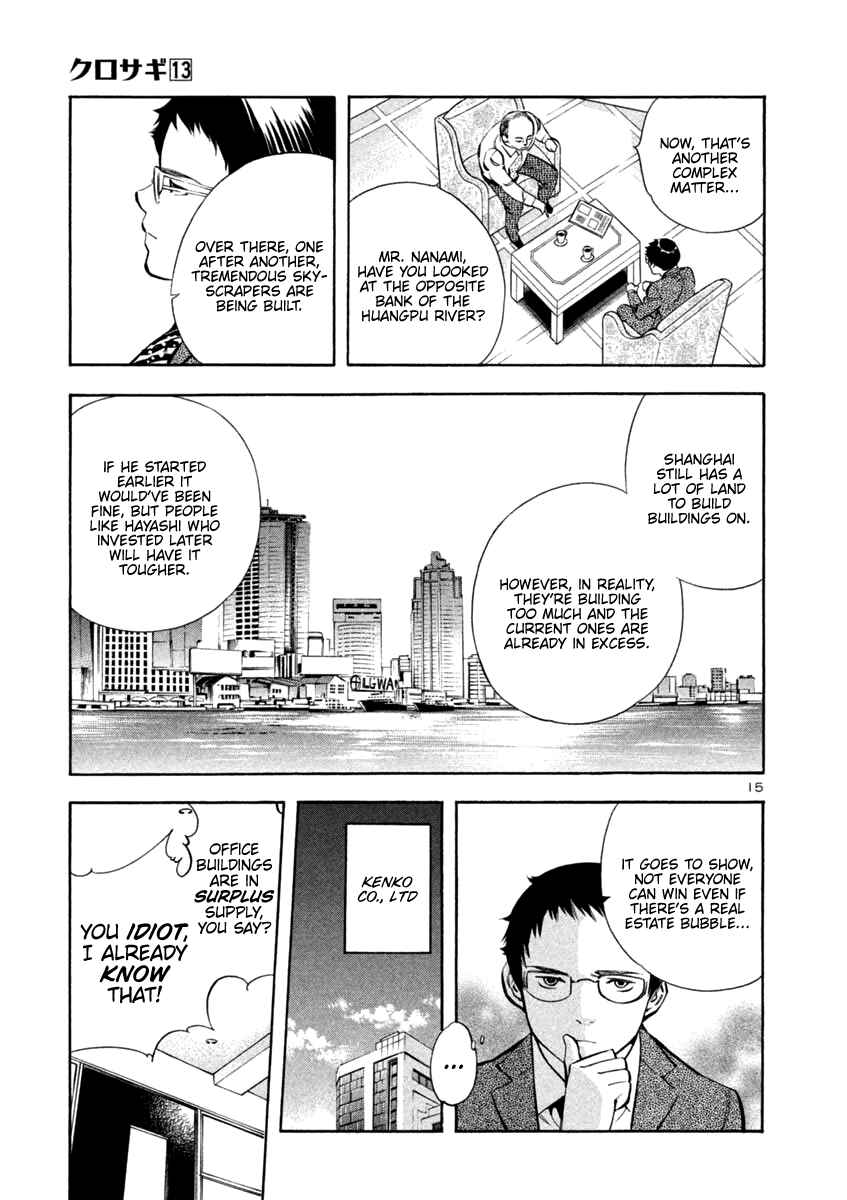 Page 15 Chapter 136 Kurosagi: The Black Swindler