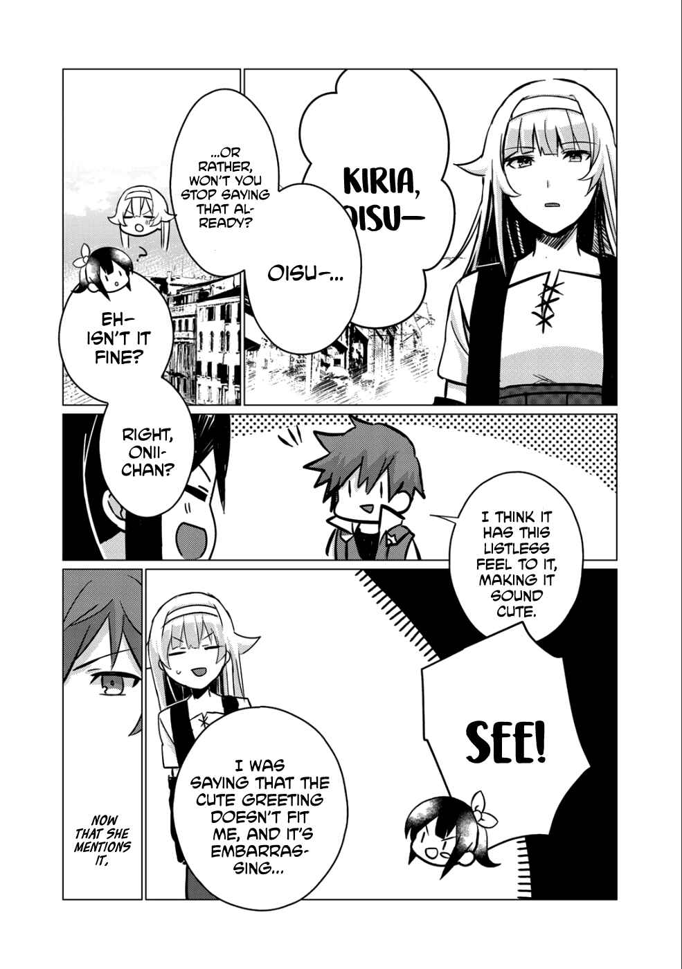 Page 22 Chapter 3 Hai Gamer na Imouto to Hajimeru VRMMO Seikatsu