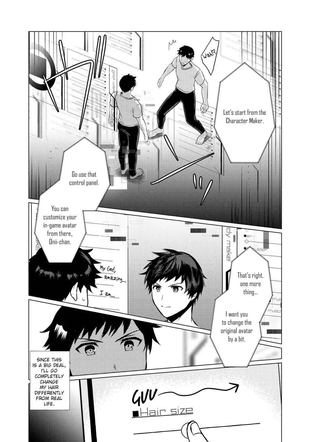 Page 8 Chapter 1 Hai Gamer na Imouto to Hajimeru VRMMO Seikatsu