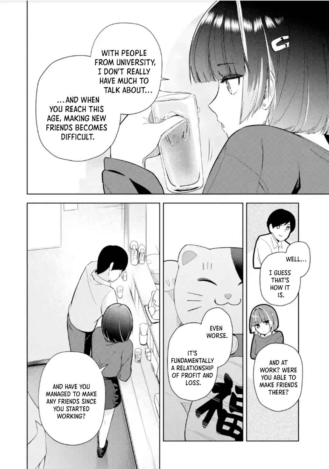 Page 14 Chapter 2 Tachi Nomi Izakaya De Kei Joshidaisei Ga Tonari Ni Kuru Hanashi