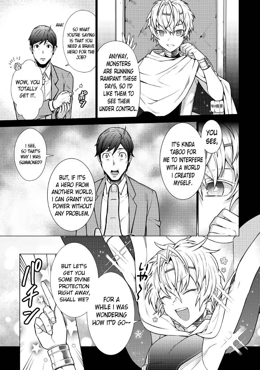 Page 8 Chapter 1.1 Chouetsu-sha to Natta Ossan wa My Pace ni Isekai wo Sansaku Suru