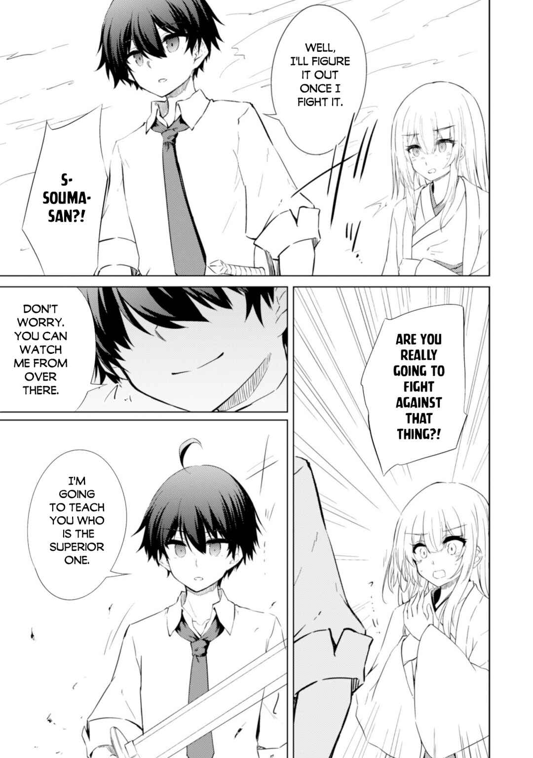 Page 19 Chapter 43 Moto Saikyou no Kenshi wa, Isekai Mahou ni Akogareru