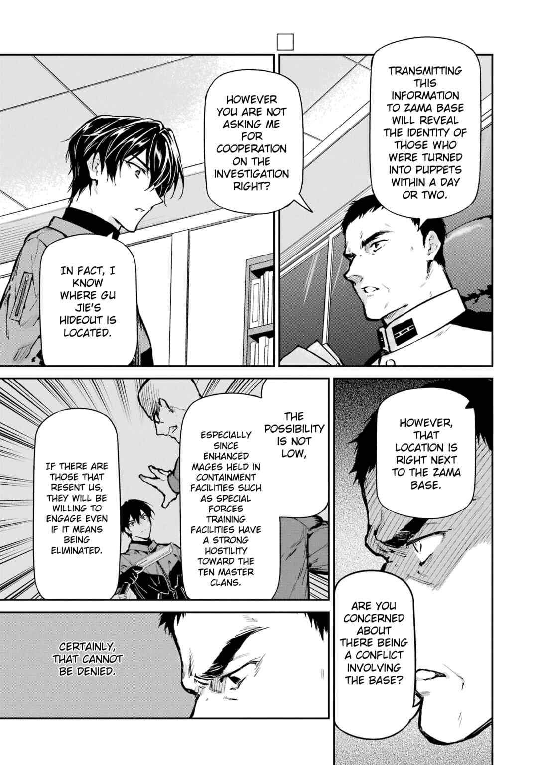 Page 25 Chapter 27 Mahouka Koukou no Rettousei - Shizoku Kaigi-hen