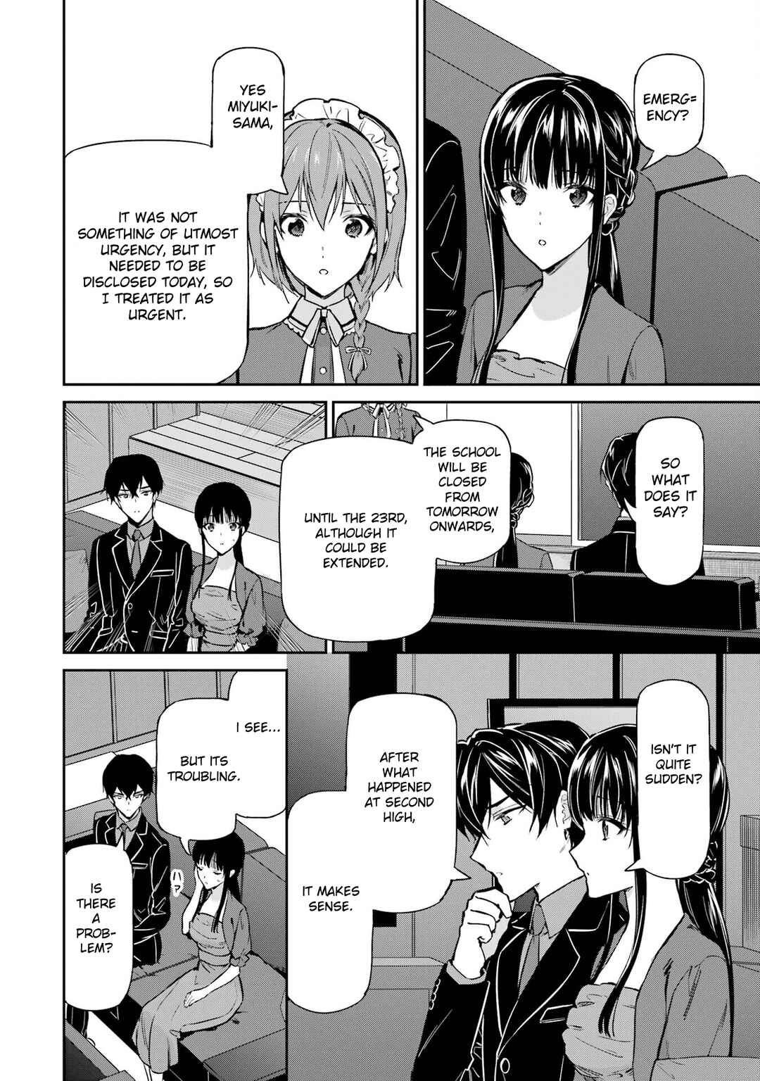 Page 28 Chapter 40 Mahouka Koukou no Rettousei - Shizoku Kaigi-hen