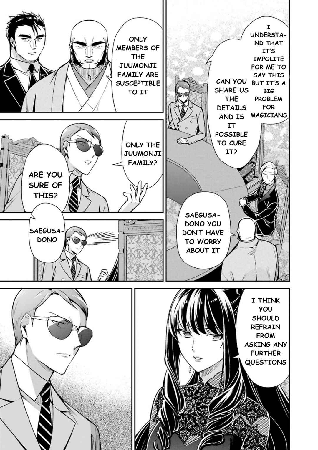 Page 36 Chapter 9 Mahouka Koukou no Rettousei - Shizoku Kaigi-hen