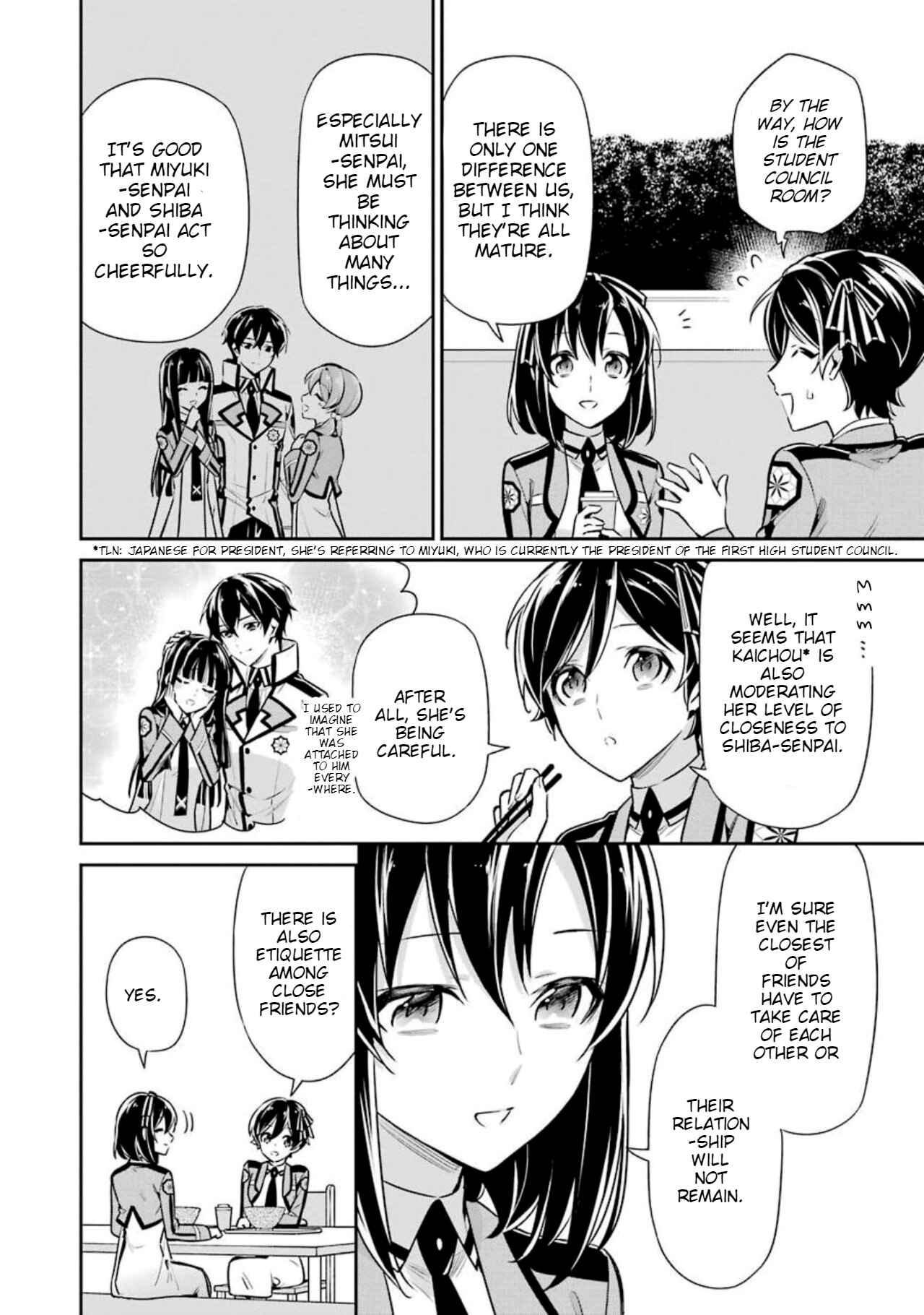 Page 6 Chapter 6 Mahouka Koukou no Rettousei - Shizoku Kaigi-hen