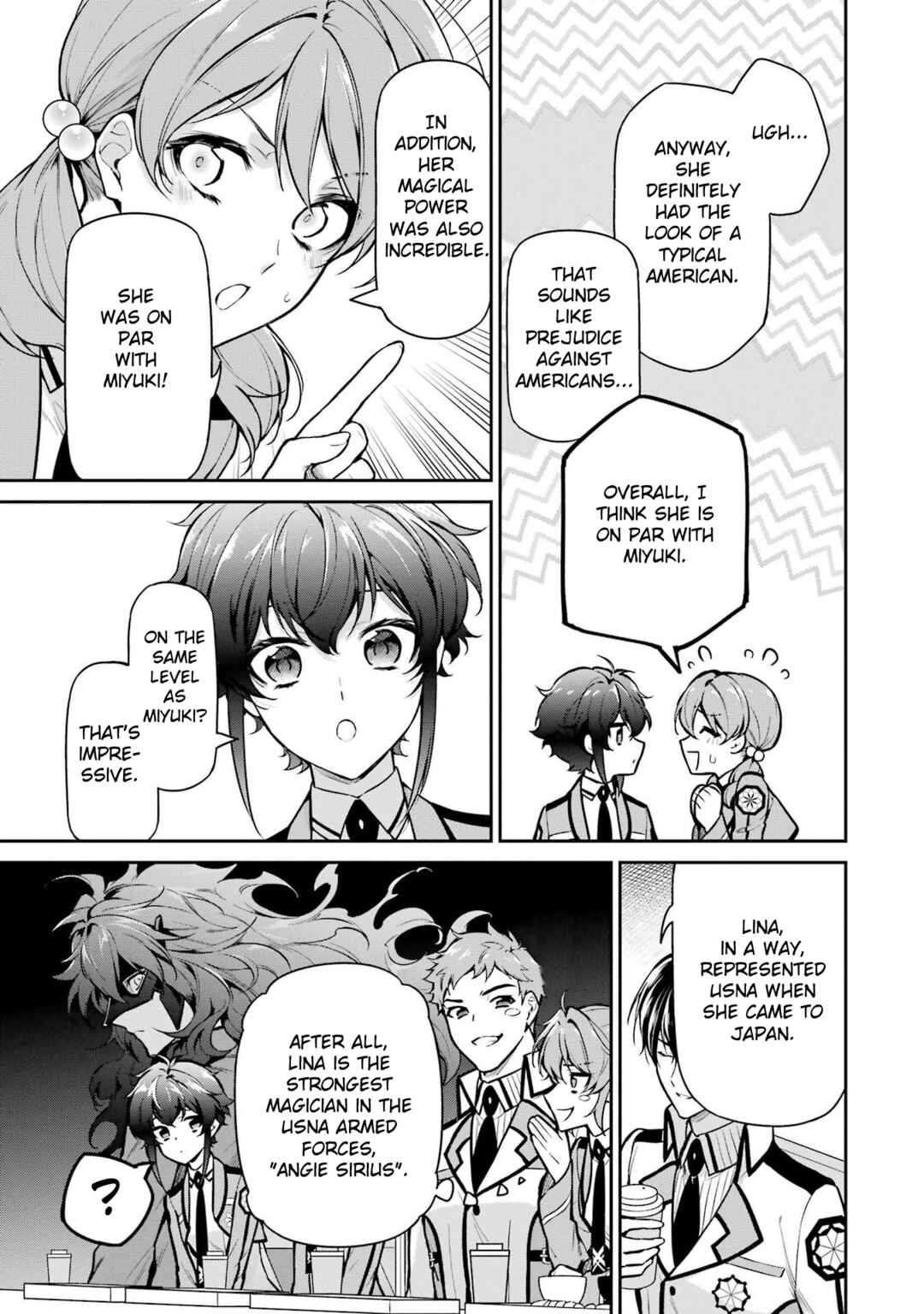 Page 11 Chapter 24 Mahouka Koukou no Rettousei - Shizoku Kaigi-hen