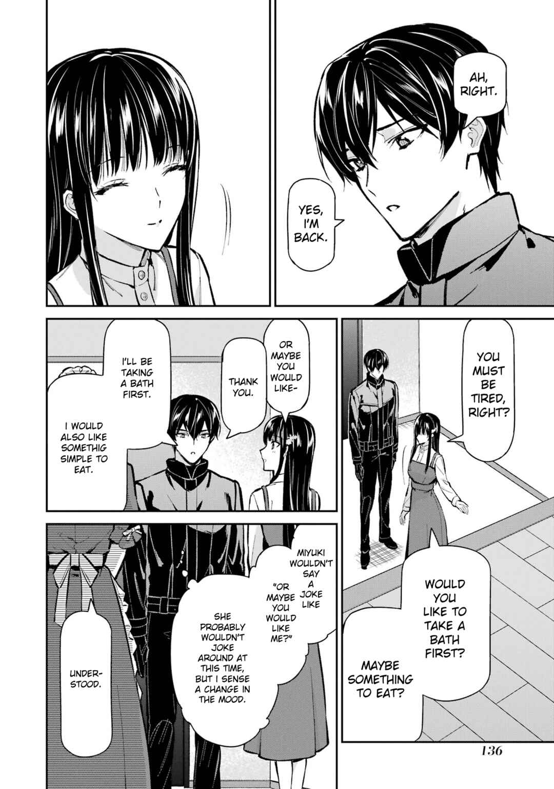 Page 8 Chapter 50 Mahouka Koukou no Rettousei - Shizoku Kaigi-hen