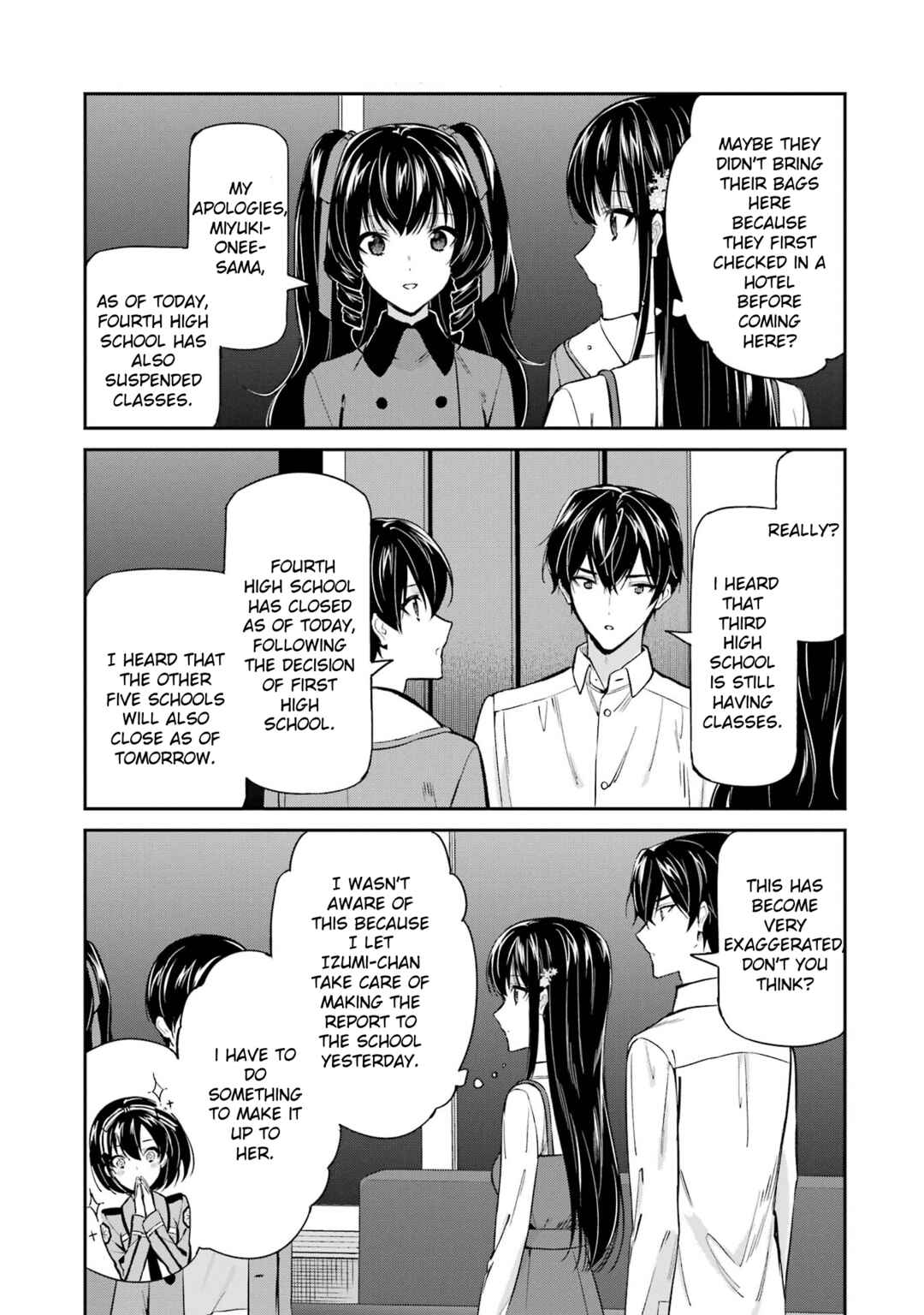 Page 3 Chapter 43 Mahouka Koukou no Rettousei - Shizoku Kaigi-hen